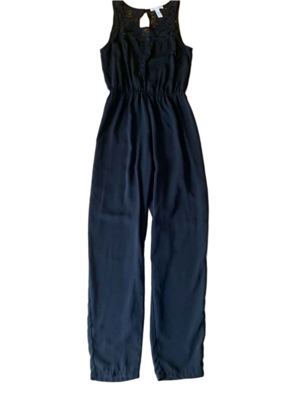 Ambiance apparel Jumpsuit / Romper Small Black with Lace - Picture 1 of 6